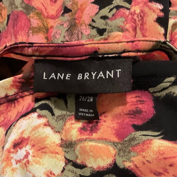 Lane Bryant plus size Halter Maxi Dress. Black Floral. Size 26/28. - Picture 6 of 8